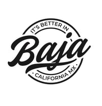 It's Better in Baja Circle Stickers (2 Pack)