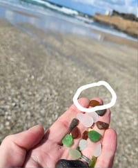 Image 12 of Cornish Burnt Orange Seaglass Necklace 