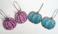 Colorful Cheetah Hoops