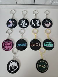 Image 1 of BTS Solo Vinyl Keyring with  (NFC)  