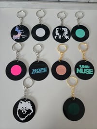 Image 2 of BTS Solo Vinyl Keyring with  (NFC)  
