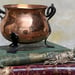 Image of Large Vintage Copper Cauldron 