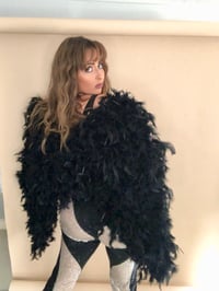 Image 8 of Crystal Spiral Mesh Catsuit, Gloves and Wings Set