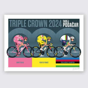 Tadej Pogačar - Triple Crown 2024