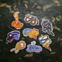 Image 1 of Subtle Pride Snake Stickers - LGBTQIA+ - High Quality Die-cut Vinyl