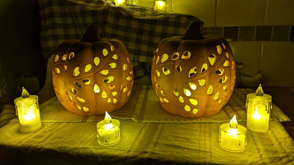 Ceramic Pumpkin Lantern