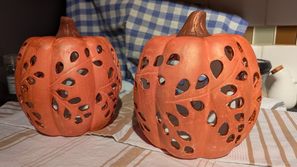 Ceramic Pumpkin Lantern