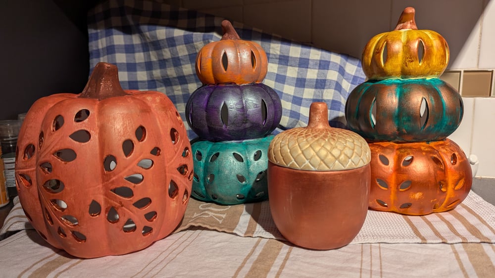 Ceramic Pumpkin Lantern