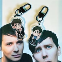 Image 3 of Dan and Phil 1.5in Mini Linking Acrylic Charms