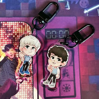 Image 4 of Dan and Phil 1.5in Mini Linking Acrylic Charms