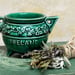 Image of Vintage (1930's) Small Sylvac Irish Ceramic Clover Cauldron