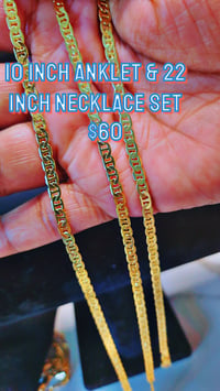 Anklet and Necklace set 