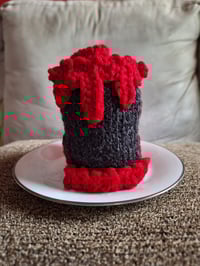 Image 16 of Knitted Cake Slices - Rainbow, Neon, Funfetti, Checkerboard, and Vampire Drips Now Available!