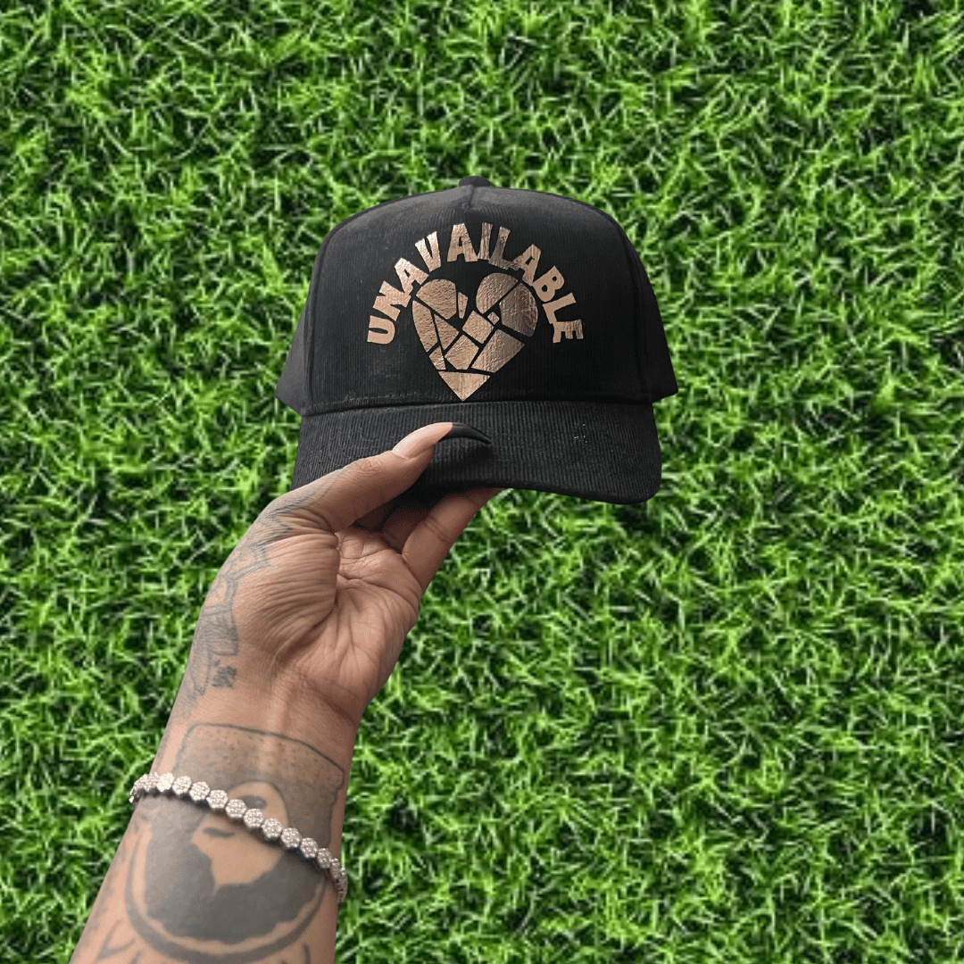 Image of Black Corduroy Copper Snapback