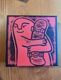 Image 2 of LOVE printed canvas