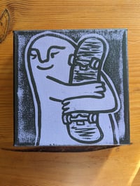 Image 3 of LOVE printed canvas