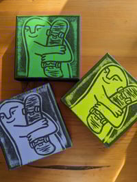 Image 4 of LOVE printed canvas