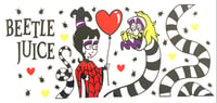 Image 2 of Bettle juice ballon UVDTF cup wrap 