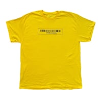 420DhankDaddy Yellow Barcode Shirt