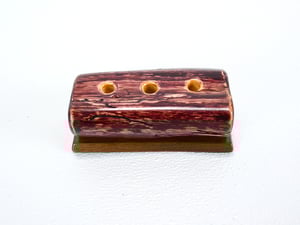 Image of Wooden Pen or Penicl Holder, Maple and Walnut, Office Desk Essential