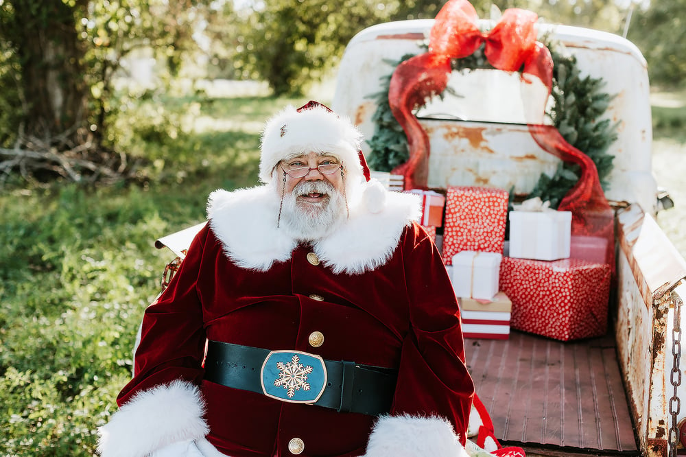 Image of Vintage Truck with SANTA - November 23