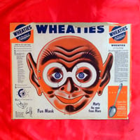 Image 1 of Marty (The Man from Mars) - Wheaties Cereal mask (1940s-50s) - backside