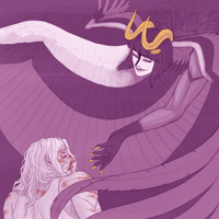 Image 5 of bruabba demon au fic banner prints