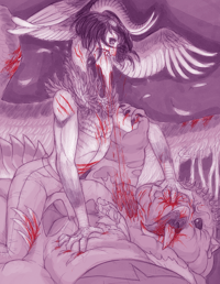 Image 4 of bruabba demon au fic banner prints