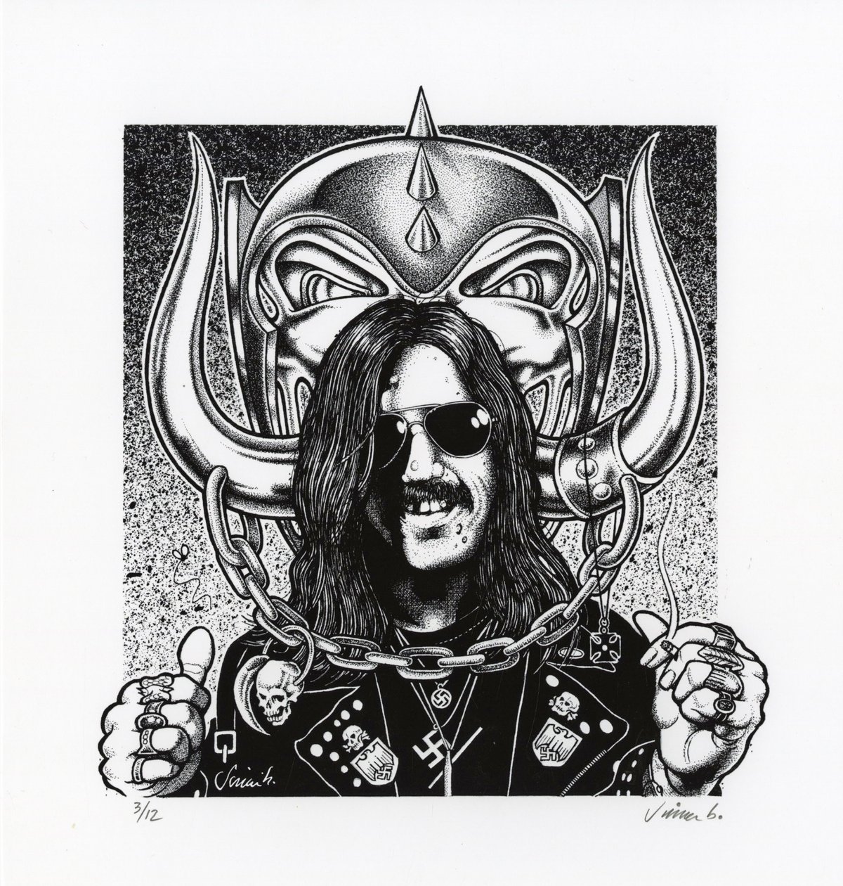 Image of LEMMY KILMISTER giclée print