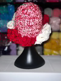 Image 2 of Two Tone Ruffle Hat