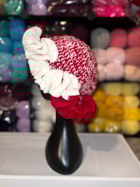 Image 3 of Two Tone Ruffle Hat