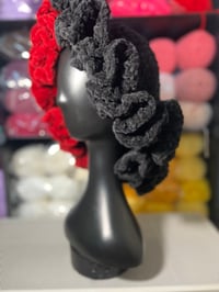 Image 5 of Two-Tone Fuzzy Ruffly Hate