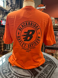 Image 2 of Blackbridge HD Bagger Racer Dealer Tee