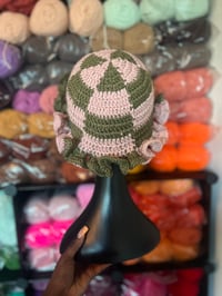 Image 4 of Checkered Ruffle Hat