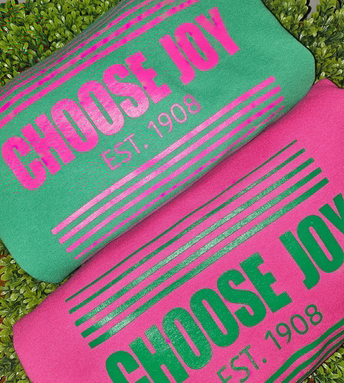 Image of "Remixed" Choose Joy "EST. 1908" Sweatshirt