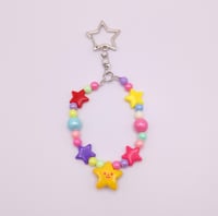 Image 6 of Colorful Rainbow Smiley Star Keychain