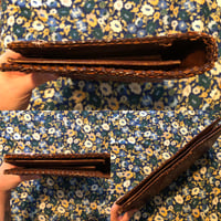 Image 5 of 1940’s Antique Genuine Alligator Leather Clutch