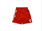 Image of Red & White GoodSense Mesh Shorts