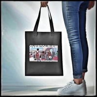 Image 1 of Tote Bag Canvas - Overtourism WTSM (EBZ035)