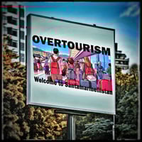 Image 3 of Tote Bag Canvas - Overtourism WTSM (EBZ035)