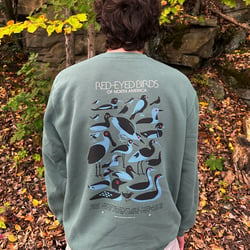 Image of Red-Eyed Birds Sweatshirt