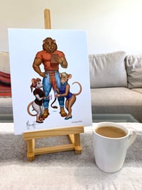Image 2 of "Office Creamer" Signed Print