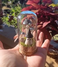 Image 1 of Ghost Terrarium With a Witch Hat