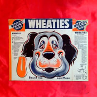 Image 1 of Bruno (The Dog) - Wheaties Cereal mask (1940s-50s) - backside