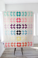 Image 1 of the OMBRE RIBBON STAR quilt pattern PDF