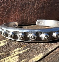 Image 2 of WL&A Handmade Heavy Ingot Medicine Punkero Cuff - Size 8.25" Wrist Cuff 