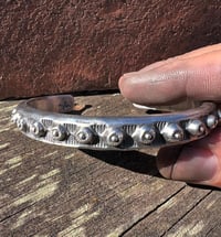 Image 5 of WL&A Handmade Heavy Ingot Medicine Punkero Cuff - Size 8.25" Wrist Cuff 