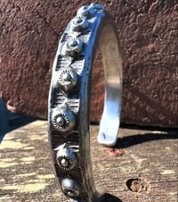 Image 3 of WL&A Handmade Heavy Ingot Medicine Punkero Cuff - Size 8.25" Wrist Cuff 