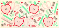 Image 2 of Teacher Apple UVDTF cup wrap 