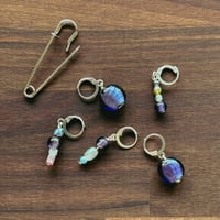 Image 2 of Lavendar Twilight Stitch Markers